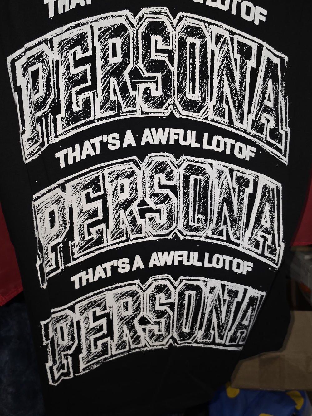 Persona Graphic Short Sleeve Tee - Black/White